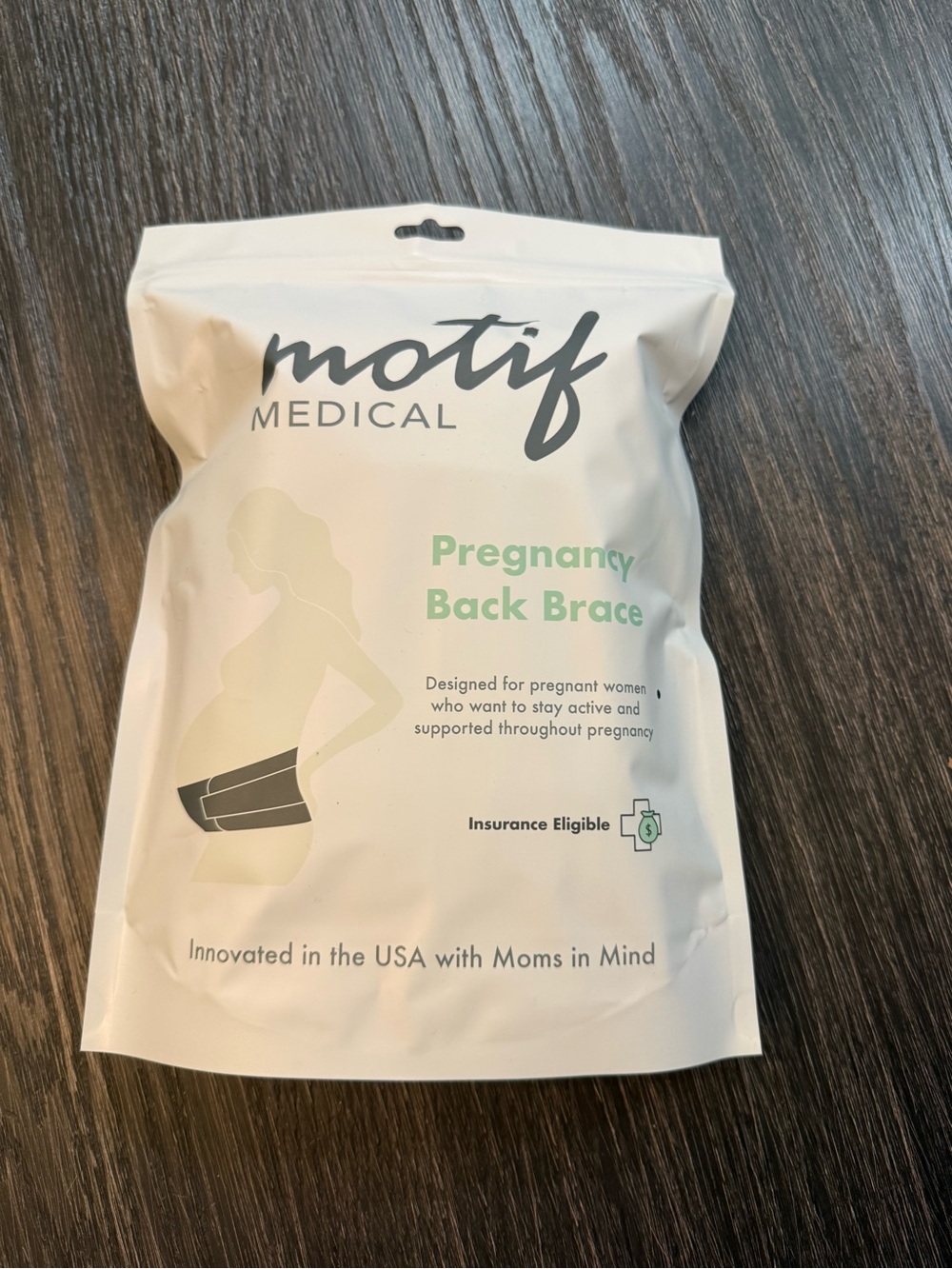 Motif Medical Pregnancy Back Brace - Size L